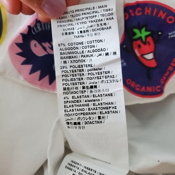 NEW Love Moschino White Contrasting Trim Dress - Picture 5 of 5